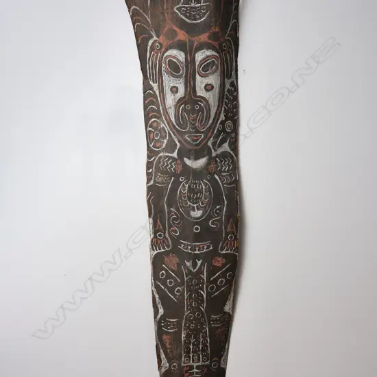 Sago Spathe, Papua New Guinea bark painting,